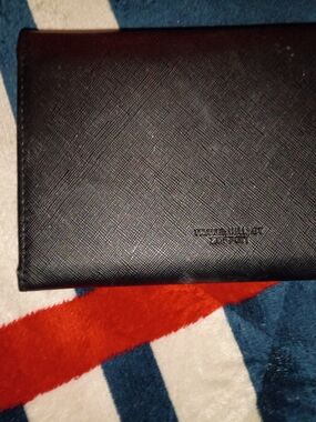 Black Saffiano Travel Wallet Key & Card Holder